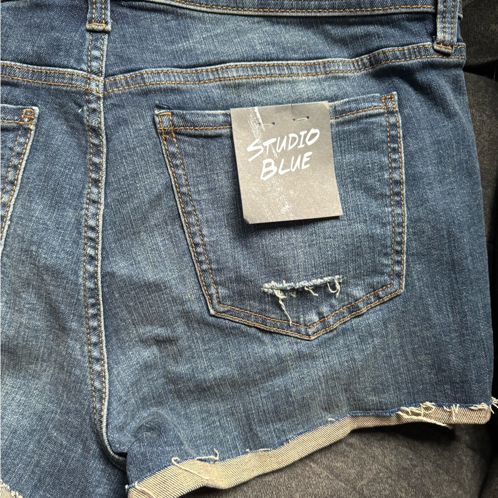 Studio Blue denim shorts (Stitch Fix), size 33.
